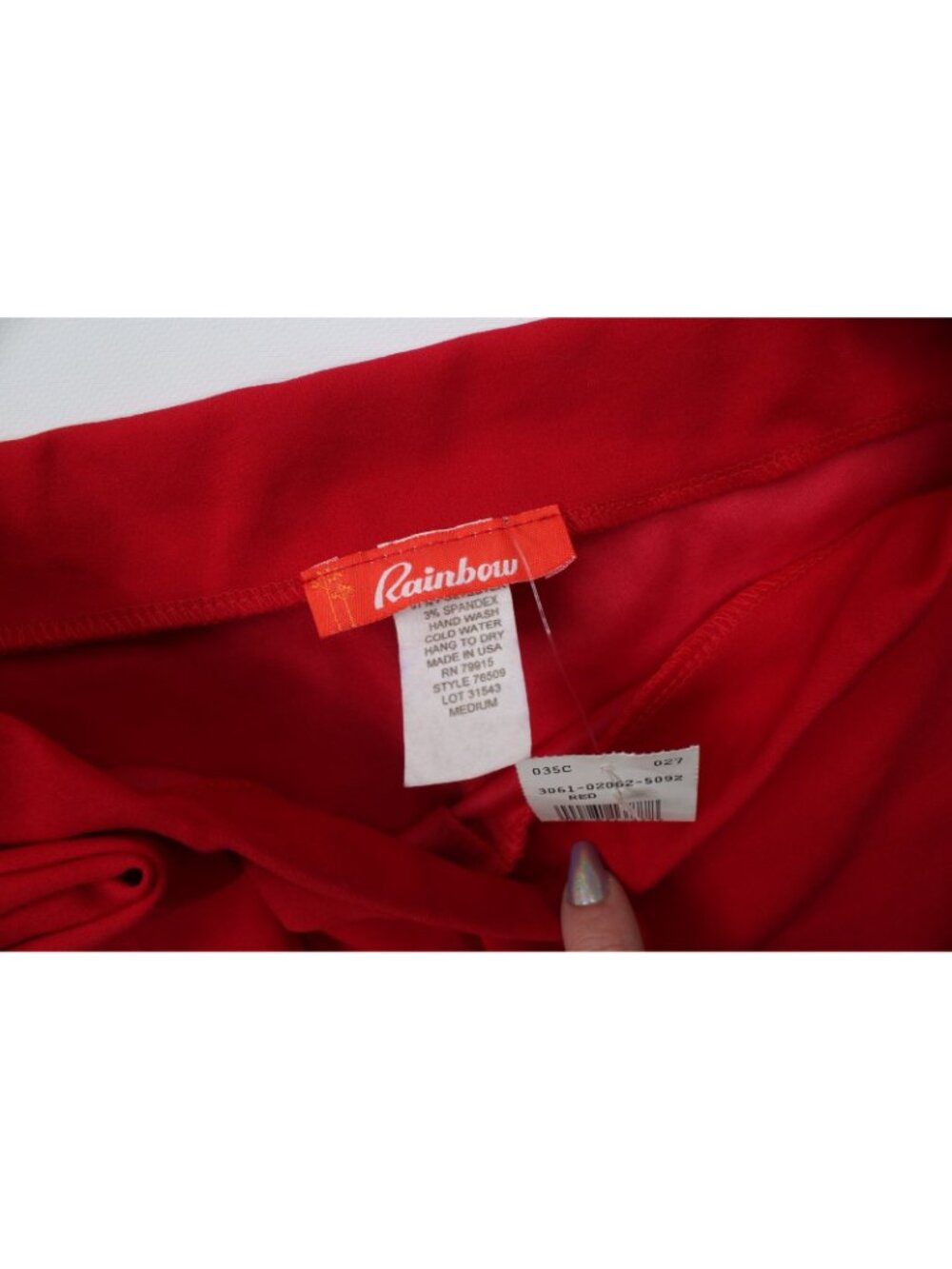 Deadstock Vintage 90s Y2K Babydoll Womens Medium Flared Bell Bottoms Pants USA - Picture 6 of 10